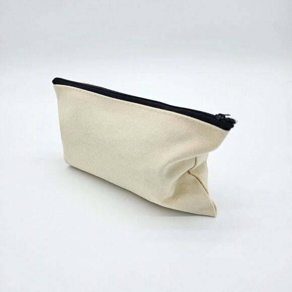 Canvas Toiletry/Makeup Bag, Feminine Pouch, Travel Bag, Pencil Case - New - - Picture 11 of 12